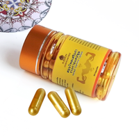 Capsules fonctionnelles pour hommes contenant des ingrédients naturels purs à base de ginseng et de maca, qui améliorent la confiance et le bonheur