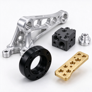 Composants métalliques usinés CNC de haute précision, support de bloc de soupape et plaque à bride sur mesure multi-matériaux usinés selon un dessin - Product Image 3