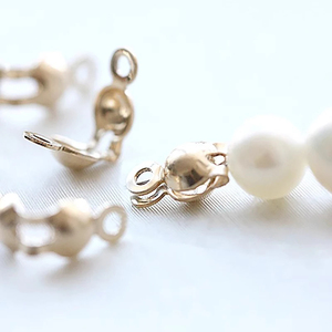 Real 14K Gold Filled Clamshell Bead Tip Clasp Wholesale <strong>Supplies</strong> for <strong>Jewelry</strong> Making Handmade DIY Accessories Finding - Product Image 6