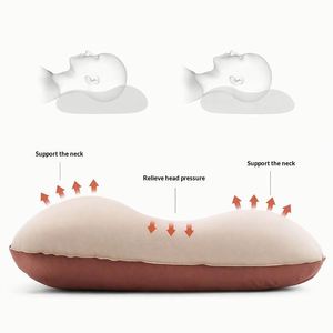 Oreillers de camping gonflables ergonomiques et compacts, légers et compressibles, pour le voyage – Vente en gros - Product Image 2