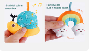 Juguete Musical Personalizado de Peluche en Espiral para <span class=keywords><strong>Cuna</strong></span> de Bebé, Conejo, Elefante, Cochecito en Espiral, Juguetes para Bebés - Product Image 3