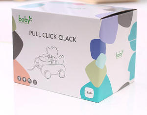 Carrito de madera personalizado para bebé, juguete educativo para niños con tambor de <span class=keywords><strong>cocodrilo</strong></span>, extraíble - Product Image 4