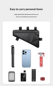 กระเป๋าใส่โครงจักรยานแบบพกพาขนาด 4 ลิตร น้ำหนักเบา กันน้ำ ทำจาก TPU พร้อมสายสะพายที่ถอดออกได้ สำหรับจักรยานเสือภูเขา/จักรยานกราเวล - Product Image 4