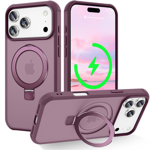 Para <span class=keywords><strong>iPhone</strong></span> 17 Funda con soporte de junta tórica magnética invisible Funda translúcida de grado militar para <span class=keywords><strong>iPhone</strong></span> 17 <span class=keywords><strong>Pro</strong></span> <span class=keywords><strong>Max</strong></span> - Product Image 6