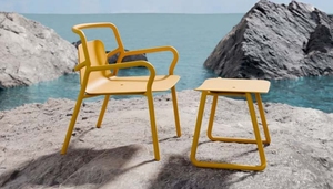 Nuevo producto Yoho, silla de jardín de plástico para interior y exterior con asiento para pies - Product Image 3