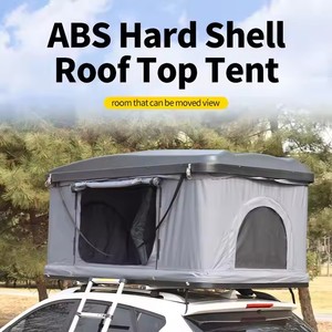خيمة سقف السيارة للتخييم في الهواء الطلق بالجملة، خيمة سقف صلبة من الألياف الزجاجية ABS للسيارات الرباعية الدفع مع سلم للتخييم - Product Image 6