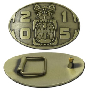 Medaglia di fibbia <span class=keywords><strong>della</strong></span> cintura alla moda Custom con testa di <span class=keywords><strong>mucca</strong></span> Medaglia con fibbia e onore in metallo antico con Design personalizzato - Product Image 2