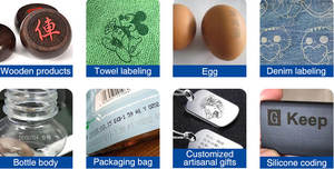 Máquina Faith MOPA para marcado de color 40W 60W CO2 galvo láser para máquina láser de madera de plástico CO2 - Product Image 4