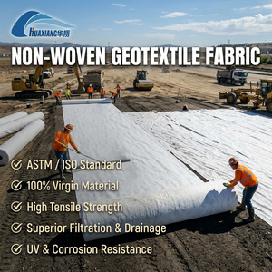 Tissu non tissé robuste 500g 1000g/m² en polyester, membrane filtrante pour sol, <span class=keywords><strong>prix</strong></span> au mètre carré, <span class=keywords><strong>géotextile</strong></span> - Product Image 1