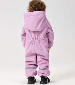 2025 Otoño/Invierno nuevos niños abrigo térmico ligero con capucha para niños pequeños abrigo de invierno grueso traje de nieve infantil - Product Image 2