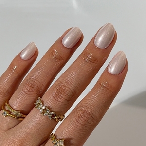 <span class=keywords><strong>Uñas</strong></span> Artificiales con Recubrimiento Plateado, 30 Piezas por Paquete, Material Acrílico de Alta Calidad, Forma Squoval, Estilo INS con Pegamento - Product Image 3