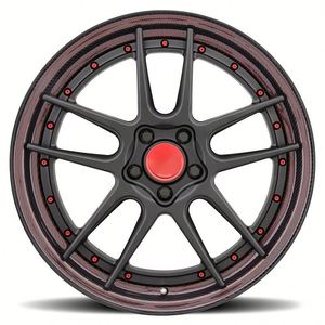 Rines KLS de Cinco Radios, 2 Piezas, Forjados, 5X112, 19, 20, 22, 23 Pulgadas para Corvette ZR1 C7 C6 Z06, Ferrari F12 TDF 458 Granturismo - Product Image 5