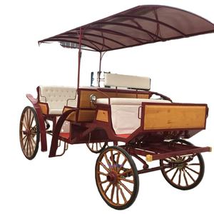 Carruaje de caballos eléctrico personalizado Hengyisheng para 8 personas para bodas al aire libre Estructura de acero Nueva condición 2 años - Product Image 3