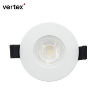 Spot LED encastré en aluminium de 68 mm, étanche IP65, dimmable, 2700K, driver inclus, moderne, garantie 5 ans
