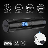 Source Factory Max 120 psi Portable Bike Pump USB C Rechargeable Automatic Tire Inflator