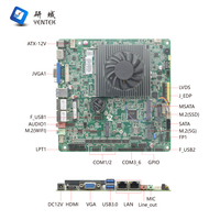 Nueva Placa Base Industrial Intel N100 N97 N95 CPU DDR4 con HD VGA EDP LVDS 6 RS232 COM 2 LAN Win10/11 Linux