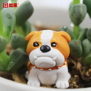 Mini figuritas de perro Roogo, nombres de perro para perros machos, hogar y jardín, adorno de resina para el hogar Schnauzer - Product Image 2