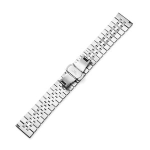 Correa de reloj 5 cuentas 304 correa de reloj de Metal de acero inoxidable para <span class=keywords><strong>Apple</strong></span> <span class=keywords><strong>Watch</strong></span> Band Series 7 6/<span class=keywords><strong>SE</strong></span>/5/4 44mm 42mm Metal - Product Image 3