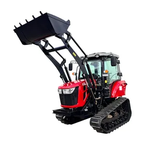 YSCT 100 Hot Sales Tractor 80Hp Rice Paddy Field Light Crawler Tractor Machine Agricultural Farm Equipment