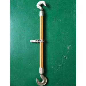 Tendeur de câble à double crochet en alliage d'aluminium 1T 2T 3T 5T, vis de serrage rotative à cliquet pour câbles en acier - Product Image 1