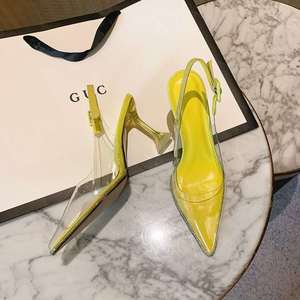 2020 Designer Inspiré Célèbre Marque Scintillant Artificiel Diamant femmes Sandales à Talons - Product Image 5
