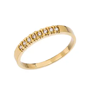 Tùy Chỉnh Thiết Kế Đồ Trang Sức 18K Vàng Trắng Jewel Phong Cách Khác Nhau 14K 18K Vàng Trang Sức 18kt Vàng Nhẫn Đính Hôn Nhẫn Ban Nhạc