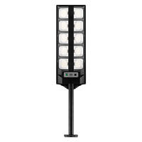Réverbère solaire étanche extérieur ABS haute performance avec batterie télécommandée de grande capacité et source de lumière LED