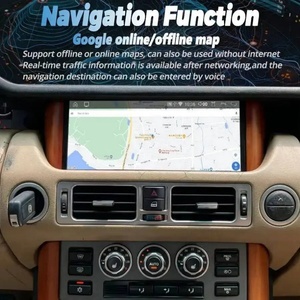 ระบบนำทาง GPS ขนาด 10.25 นิ้ว ระบบแอนดรอยด์ 15 สำหรับรถยนต์แลนด์โรเวอร์ V8 L322 ปี 2002-2012 เครื่องเล่นวิทยุในรถยนต์ มัลติมีเดีย เครื่องเล่นวิดีโอ รองรับ Carplay - Product Image 4