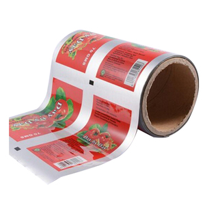 Emballage laminé personnalisé en PET BOPP impression salade de tomates sauce <span class=keywords><strong>moutarde</strong></span> petit sac rouleau de film d'emballage en plastique - Product Image 1