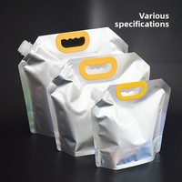 Emballage cosmétique personnalisé rechargeable, étanche et résistant à l'humidité, pour pochette à bec verseur, format stand-up pour le stockage