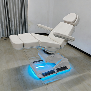 Cama eléctrica de belleza para salón de belleza, cama blanca para pestañas, cama para tatuajes con un solo botón, cama de masaje multifuncional - Product Image 4