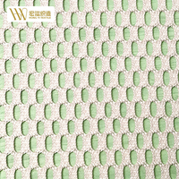 Tissu en maille tricotée chaîne 100 % polyester respirant et anti-humidité pour empeignes de chaussures, bagages et sacs – Usine source certifiée Oeko-Tex 100