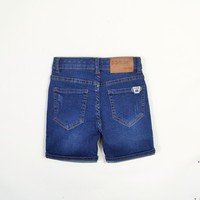 Usine directe tenues d'été 0-10 ans jean pour adolescents garçons multicolore Machine garçons jean Shorts lavé doux Denim coton