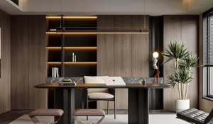 Bibliothèque en bois simple et moderne Nouvelle armoire de rangement décorative pour la maison, l'école, l'hôtel ou l'appartement - Product Image 6