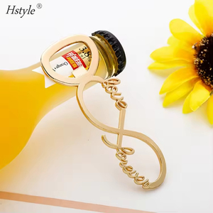 Abrebotellas Hstyle 8 Shape Love Forever Favores de boda y regalos para invitados Recuerdos DE BODA Suministros para fiestas Abrebotellas - Product Image 1