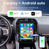 Autoradio ZWNAV avec écran tactile de 12,1 pouces pour Jaguar F-PACE 2016-2019 avec lecteur multimédia, GPS, radio, autoradio stéréo