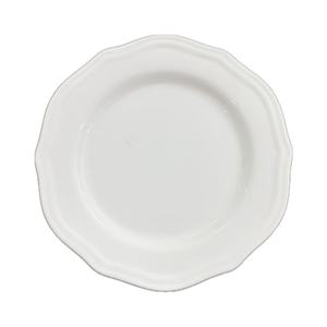 Assiette en Céramique Haut de Gamme Style Rétro Européen Français, à Relief Dentelle, Blanc Pur, Jetable pour Petit Déjeuner ou Collation - Product Image 5