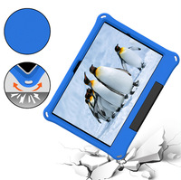Casing Tablet anak EVA Model baru 2022, casing penutup kasar tahan guncangan dudukan lipat untuk Samsung Galaxy Tab A8 10.5 X200 X205
