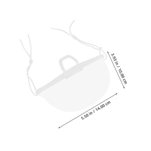 Protège-bouches en plastique de qualité alimentaire, anti-buée, emballés individuellement pour l'industrie alimentaire et les restaurants - Product Image 1