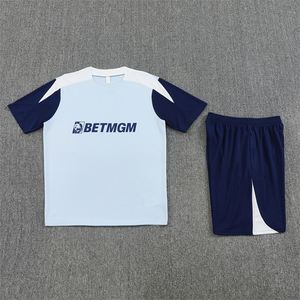 Camisetas de Fútbol de Verano, Conjunto de Entrenamiento de Manga Corta Estampado, Cuello Redondo del Tottenham 25/26, Transpirable, Poliéster/Nailon, Secado Rápido - Product Image 5