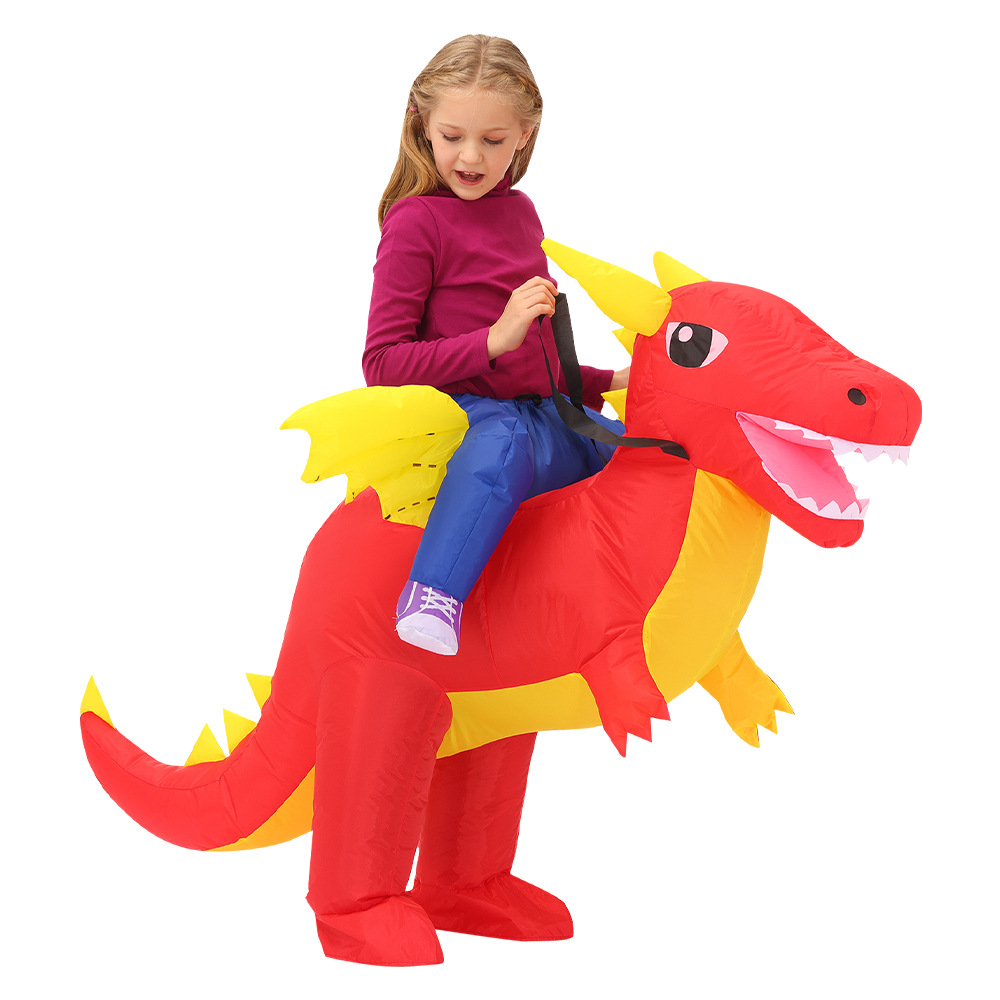 Fairycos Dino kostuum kinderen dinosaurus pyjama dier carnaval Halloween kostuums unisex 92-98