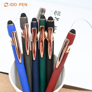 توريد المصنع قلم حبر جاف 2 في 1 للأقلام والهدايا الإعلانية المعدنية الوردية مع شعار مخصص-تصميم رياضي جديد - Product Image 6