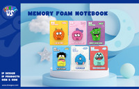 Carnet de notes créatif et sensoriel en mousse à mémoire de forme, motif monstre américain, avec fermeture éclair, cadeau original et mignon |   Recruter des Agents Exclusifs Mondiaux