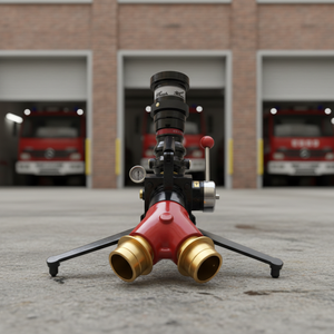 Monitor <span class=keywords><strong>de</strong></span> Agua Contra Incendios Móvil <span class=keywords><strong>de</strong></span> Alta Presión JMFIRE PSY30 <span class=keywords><strong>de</strong></span> Aleación <span class=keywords><strong>de</strong></span> Aluminio Rojo+Negro con Doble Puerto <span class=keywords><strong>de</strong></span> Ataque, Certificado CE - Product Image 6