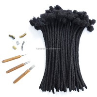 [KAMA dreads] extensions permanentes de cheveux humains dread locs paquet naturel de dreadlocks