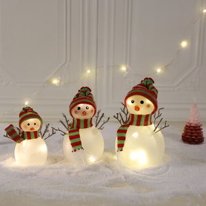 <strong>Christmas</strong> Table Decoration <strong>Suppliers</strong> <strong>Wholesale</strong> Cheap Price Multi-Style Snowman With LED Light <strong>Christmas</strong> <strong>Ornament</strong> Family Set 2025 - Product Image 6
