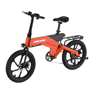 Bicicleta Eléctrica Plegable de 350W con Batería Extraíble, Suspensión Trasera de Seguridad, Asistencia de Pedaleo Delantera, para Adultos KS-M3, Venta al Por Mayor de Fábrica - Product Image 6