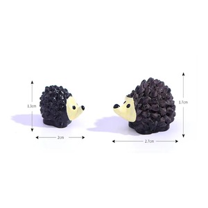Figurine miniature en résine de hérisson, décoration de <span class=keywords><strong>jardin</strong></span> féerique, accessoires de bonsaï - Product Image 6
