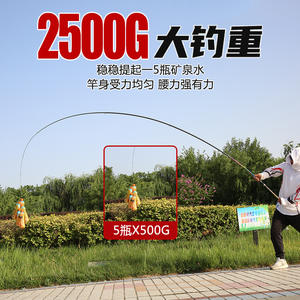 Canne à pêche surfcasting haute teneur en carbone 6m pour la pêche en mer à la ligne flottante et la pêche en eau salée - Product Image 5