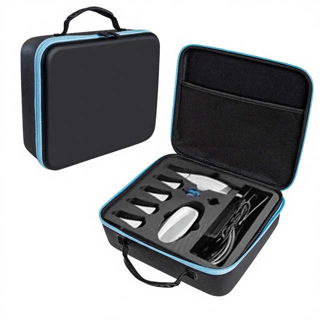 Black/Blue Hard-Shell EVA Storage Case for Oral Intraoral Scanning Instruments and 3D Printers